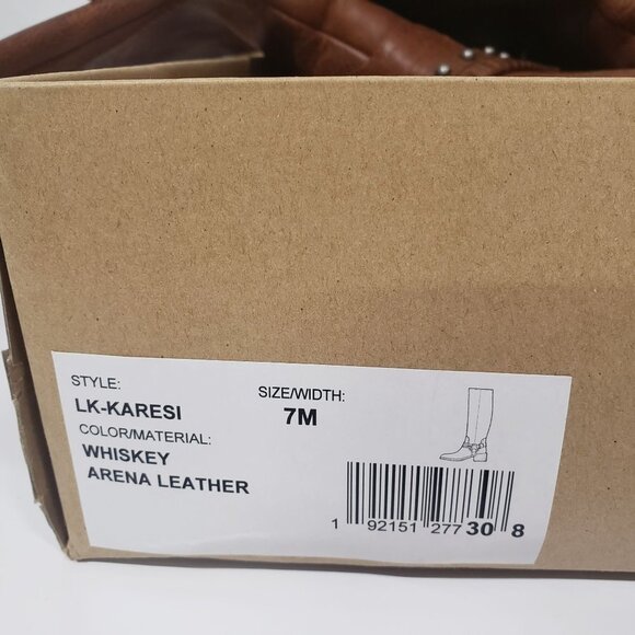 Lucky Brand Women's Karesi Harness Boot in Whiskey‎ Arena Leather - Size 7 - Picture 9 of 9